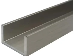 Arcansas U-Profil Aluminium 25 mm x 25 mm x 1.000 mm