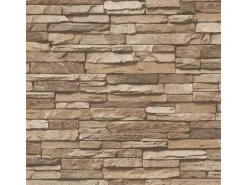 A.S. Création Tapete Stein-Optik Braun und Beige 53 cm x 10,05 m AS-958332