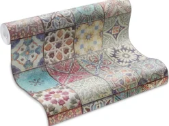 A.S. Creation Neue Bude 2.0 Vliestapete Fliesen Mehrfarbig FSC®