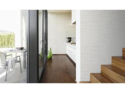 A.S. Creation Strukturprofiltapete Dekora Natur Stein Weiß FSC®