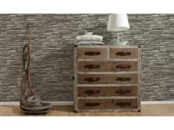 A.S. Creation Vliestapete Dekora Natur 6 Stein Grau FSC®