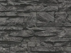 A.S. Creation Vliestapete Naturals Stein Schwarz FSC®