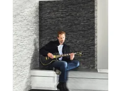 A.S. Creation Vliestapete Naturals Stein Schwarz FSC®