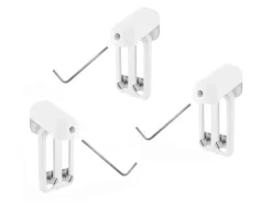 Avosdim Klemmträger Für Rollos und Jalousien 3Er Set Verstärkt Weiß