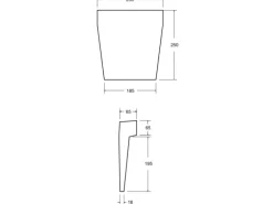 Bad Land Badewanne Eckwanne INTIMA 170x125 Rechts Mit 2x Kopfstützen Ablauf Füße