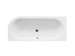 Bad Land Badewanne Eckwanne AVITA 180x80 Links Mit AcrylSchürze Ablauf Füße