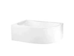 Bad Land Badewanne Eckwanne MEGA 160x105 Links Mit AcrylSchürze Ablauf Füße