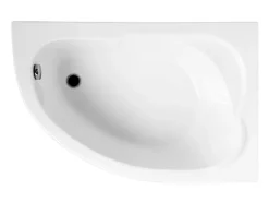 Bad Land Badewanne Eckwanne STANDARD 130x85 Rechts Mit AcrylSchürze Ablauf Füße