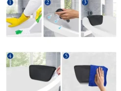 Bad Land Badewanne Eckwanne AVITA 180x80 Links + Acrylschürze + Kopfstütze KODI Ablauf Füße