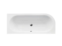 Bad Land Badewanne Eckwanne AVITA 150x75 Rechts Mit AcrylSchürze Ablauf Füße