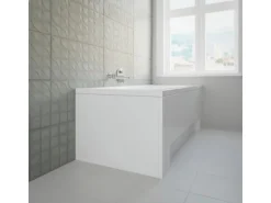 Bad Land Badewanne Rechteck INES 160x75 Ablauf Füße