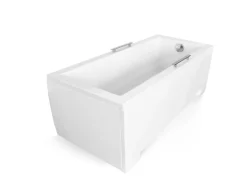 Bad Land Badewanne Rechteck MODERN 180x80 Mit AcrylSchürze Ablauf Füße