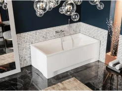 Bad Land Badewanne Rechteck ELZA 160x75 Ablauf Füße