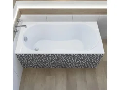 Bad Land Badewanne Rechteck GRACJA 150x70 Mit Wannenträger Ablauf Füße