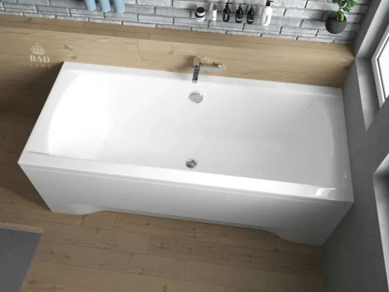 Bad Land Badewanne Rechteck INES 190x90 Ablauf Füße