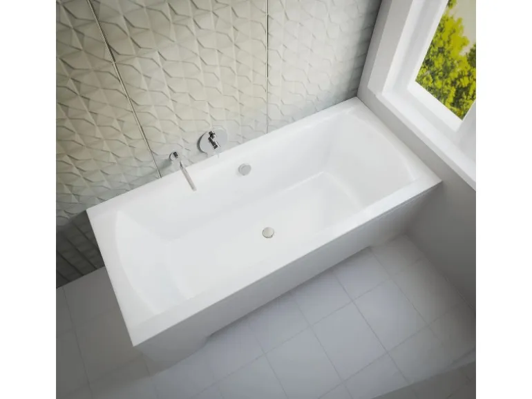 Bad Land Badewanne Rechteck INES 190x90 Ablauf Füße