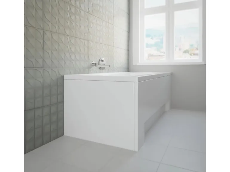 Bad Land Badewanne Rechteck INES 190x90 Ablauf Füße