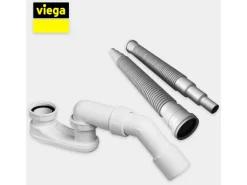 Bad Land Freistehende Badewanne ASGER 170x75 + Bambus Badewannenablage + Ablauf