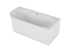 Bad Land Freistehende Eckbadewannne Badewanne ALVA 170x80 Rechts + Ablauf