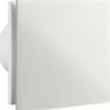 Badventilator System Ø 100 mit Glasabdeckung Weiss Hochglanz
