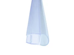 Bagnoxx Hohlkammerprofil Wandabschluss 2m für 8mm Glas Transparent