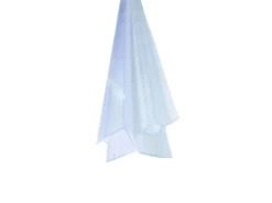 Bagnoxx Schleiflippendichtung Tür Unten mit Schlauch 1m für 6mm Glas