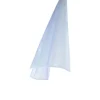 Bagnoxx Spaltdichtung Türdichtung Leichte Wölbung 2m für 8mm Transparent