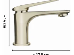 baliv Waschtischarmatur WT-5083 Edelstahloptik