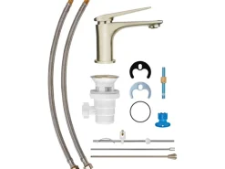 baliv Waschtischarmatur WT-5083 Edelstahloptik
