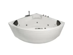 Basera® Indoor Eck-Whirlpool Badewanne Futuna Classic 140 x 140 cm
