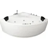 Basera® Indoor Eck-Whirlpool Badewanne Malai Classic 150 x 150 cm