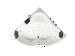 Basera® Indoor Eck-Whirlpool Badewanne Malai Classic 150 x 150 cm