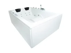 Basera® Indoor Whirlpool Badewanne XXL Wave Premium 180 x 130 cm