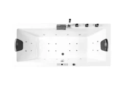 Basera® Indoor Whirlpool Badewanne Naxos Premium 200 x 90 cm