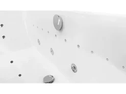 Basera® Indoor Whirlpool Badewanne Naxos Premium 180 x 90 cm