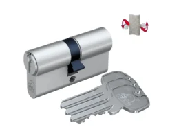 Basi - AS - Profil-Doppelzylinder - 30/60 mm - Verschiedenschließend - Not- und Gefahrenfunktion