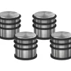 Basi - Boden-Türstopper - SET - 4x BTS 21 - Edelstahl - 4X7704-0027