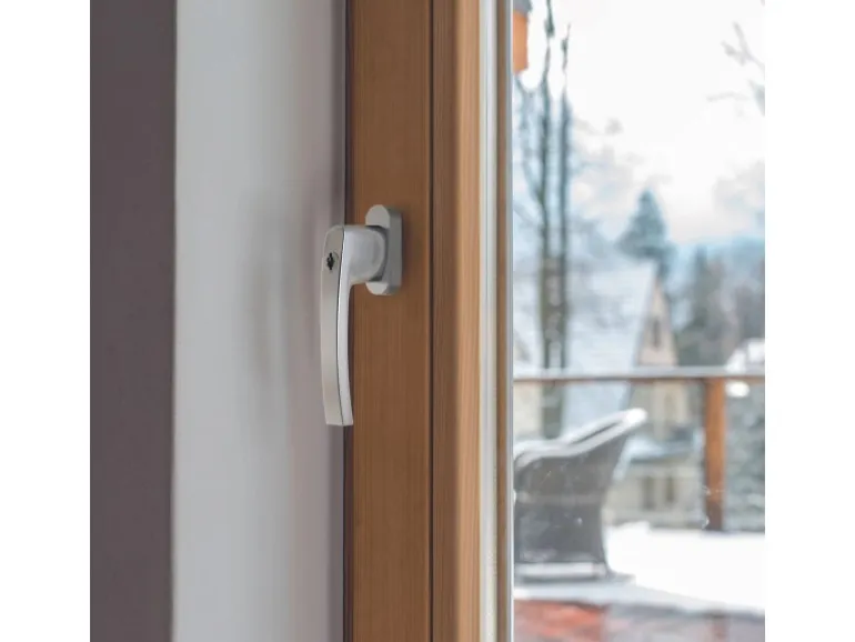 Basi - Fenstergriff - FG 503 - Abschließbar - 20er Set - inkl. 1 Schlüssel je Fenstergriff - Gleichschließend - Silber - 20X7553-0000