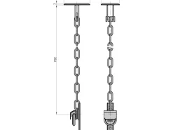 Basi - Gitterrostsicherung - GS 100 - für Kellerschächte - 4 VE - 4 Paar - 4X1620-0000