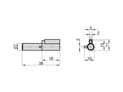 Basi - Schlüssellochsperrer - SS 12 - SET - Gleichschließend - je 2 Schlüssel - 4X9000-1201