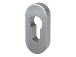 Basi - Schmalrahmen-Schutzrosette - SR 4100 PZ - Schutz-Schieberosette - Edelstahl - Oval - 6 mm - 7820-0218