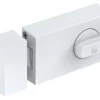 Basi - Türzusatzschloss - KS 500 - Dornmaß 70 mm - Weiß - Käntige Ausführung - 2-Tourig - 1305-0201