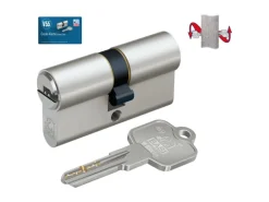 Basi - V55 - Profil-Doppelzylinder - 35/35 mm - Verschiedenschließend - Not- und Gefahrenfunktion