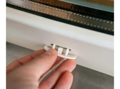 Bauheld Fenster Wasserschlitzkappen 25 bis 30 mm 30 Stück Ral 9003