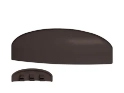 Bauheld Fenster Wasserschlitzkappen 30 bis 35 mm 30 Stück Ral 8019