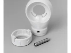 Bauheld Markisenöse Rund 10 mm Ral 7035 für Kugelhaken