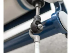 Bauheld Markisenöse Rund 12 mm Ral 9016 für Kugelhaken