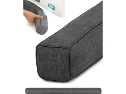 Beautissu Levante MM Zugluftstopper 6,5x120cm Dunkelgrau