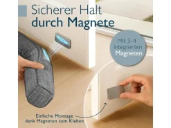 Beautissu Levante MM Zugluftstopper 6,5x120cm Dunkelgrau 2tlg