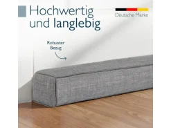 Beautissu Levante OM Zugluftstopper 6,5x110cm Grau